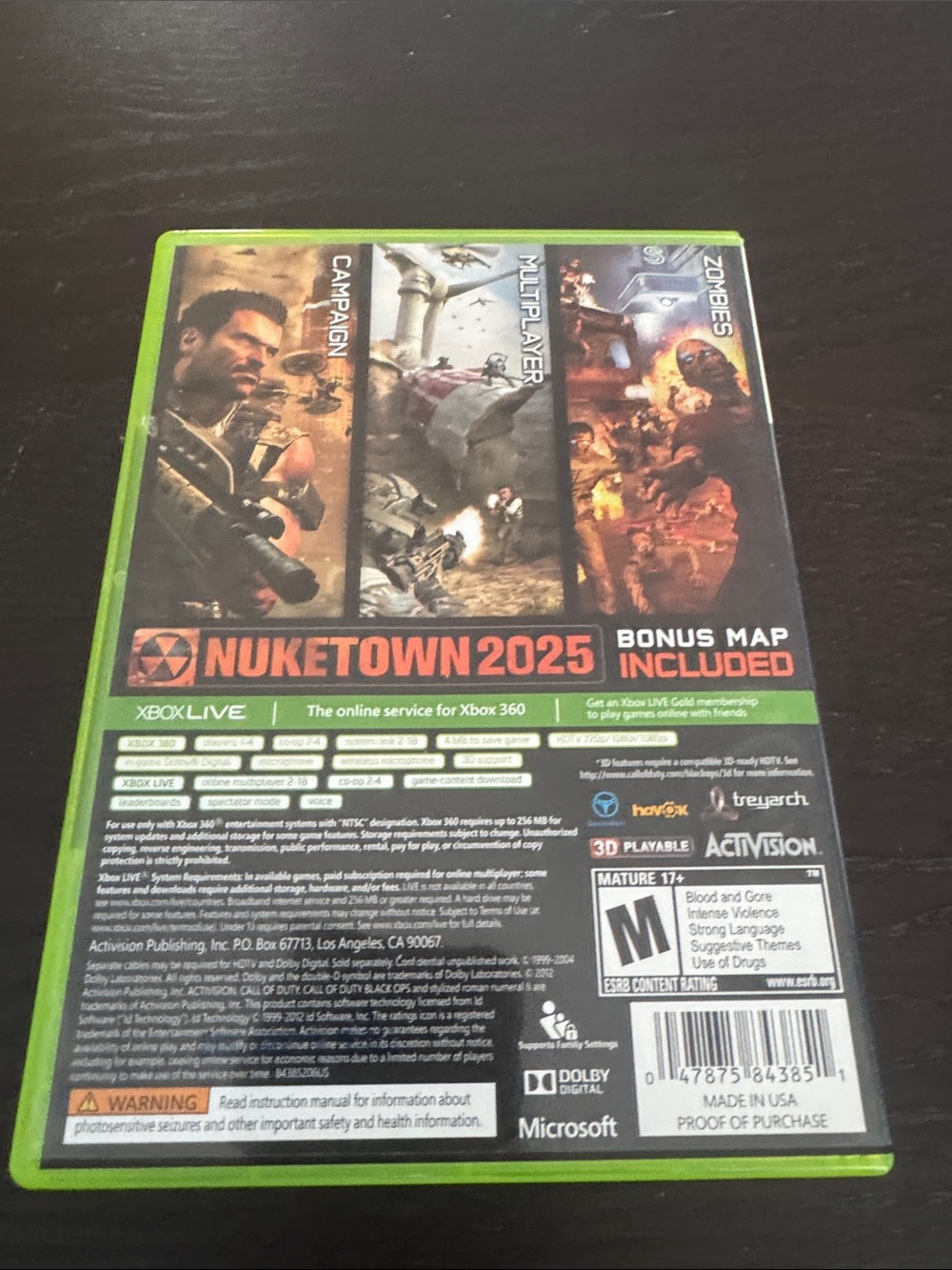 Microsoft Xbox 360 Call of Duty: Black Ops II (Black, Green) - Picture 2 of 4
